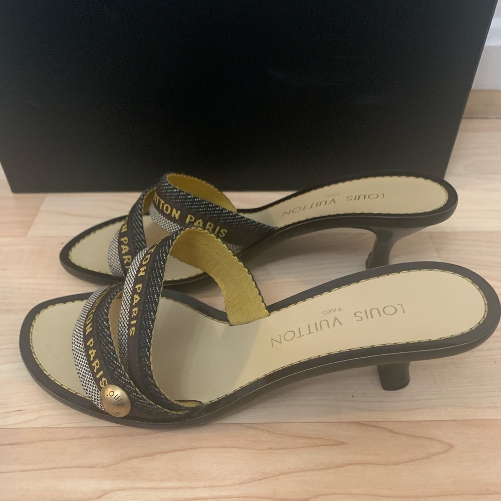 🚫SOLD🚫 Louis Vuitton Open back Sandals